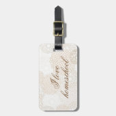 Cute Floral Bagagelabel (Voorkant verticaal)