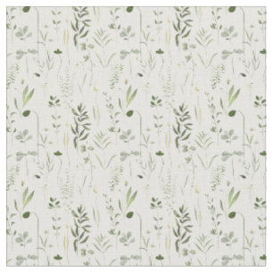 Cute Floral Botanical Pattern Fabric. Stof