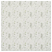 Cute Floral Botanical Pattern Fabric. Stof (Swatch)