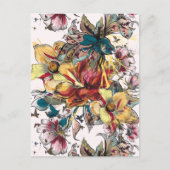 Cute Floral Briefkaart (Voorkant)