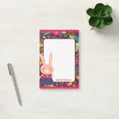 Cute Floral Bunny Rabbit Post-it® Notes (Kantoor)