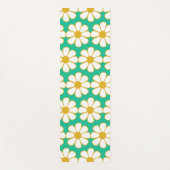 Cute Floral Daisy Pattern Yogamat (Voorkant)