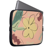 Cute Floral Design Laptop Case (Voorkant Rechts)
