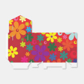 Cute Floral Favor Box Bedankdoosjes (Uitgevouwen)