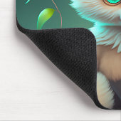 Cute Floral Fox Muismat (Hoek)