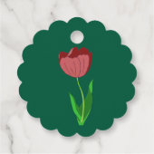 Cute Floral Gift Tag Bedankjes Labels (Achterkant)