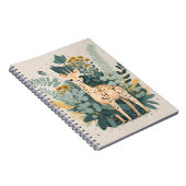 Cute floral giraffe notitieboek (Rechterzijde)
