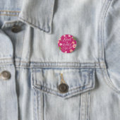 Cute Floral God is gelovig... Ronde Button 3,2 Cm (In situ)