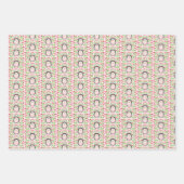 Cute Floral Hedegel Inpakpapier Vel (Voorkant 3)