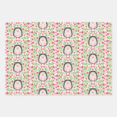 Cute Floral Hedegel Inpakpapier Vel (Voorkant)