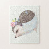 Cute Floral Hedegel Legpuzzel (Verticaal)