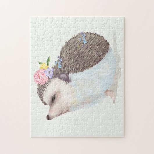 Cute Floral Hedegel Legpuzzel (Verticaal)