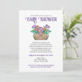 Cute Floral Kaart Shower per Mail Birthday (Staand voorkant)