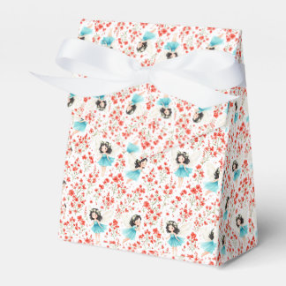 Cute Floral Kids Favor Box  Bedankdoosjes