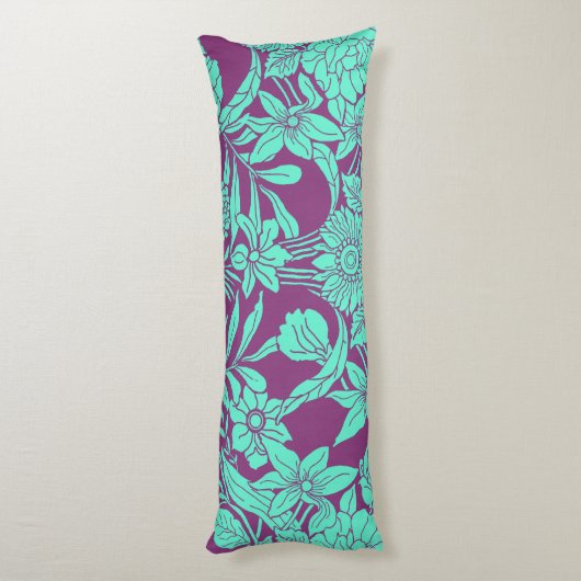 Cute Floral Lichaamskussen (Achterkant (Verticaal))