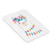 Cute Floral Llama Magneet (Rechterzijde)