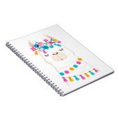 Cute Floral Llama Notitieboek (Rechterzijde)
