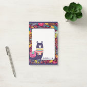 Cute Floral Llama Post-it® Notes (Kantoor)