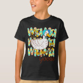 Cute Floral Mama Goose Coquette Mother's Day Silly T-shirt (Voorkant)