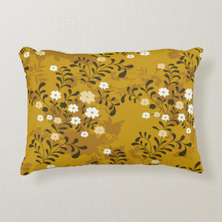 Cute floral naadloos patroon op musterabstract, ar accent kussen