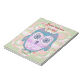 Cute Floral Owl Notitieblok (Linkerzijde)