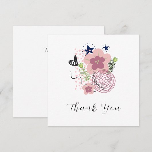 Cute Floral Pattern (Voorkant / Achterkant)