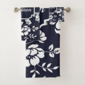 Cute Floral Pattern Bad Handdoek (Insitu)
