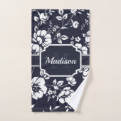 Cute Floral Pattern Bad Handdoek (Handdoek)
