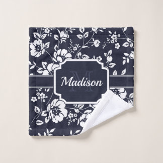 Cute Floral Pattern Bad Handdoek