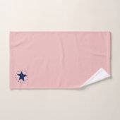 Cute Floral Pattern Bad Handdoek (Handdoek)