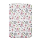 Cute Floral Pattern Badmat (Voorkant Verticaal)