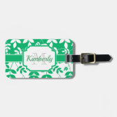 Cute Floral Pattern Bagagelabel (Voorkant horizontaal)