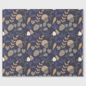 Cute Floral Pattern Cadeaupapier (Vlak)
