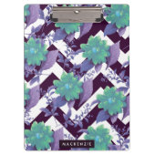 Cute Floral Pattern Klembord (Voorkant)