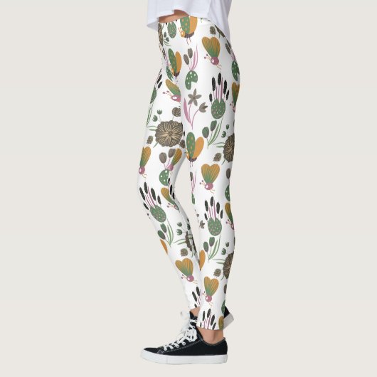 Cute Floral Pattern Leggings (Links)
