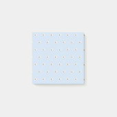 Cute floral Pattern lichtblauw Post-it® Notes (Voorkant)