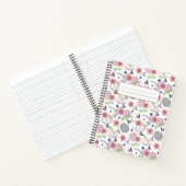 Cute Floral Pattern Notitieboek (Binnen)