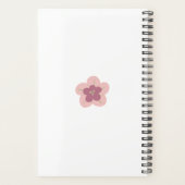 Cute Floral Pattern Planner (Achterkant)