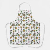 Cute Floral Pattern Schort (Voorkant)