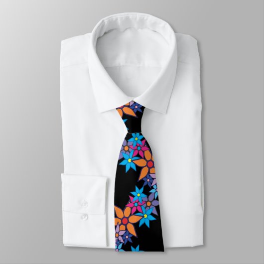 Cute Floral Pattern Stropdas (Gebonden)