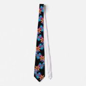 Cute Floral Pattern Stropdas (Voorkant)