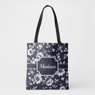 Cute Floral Pattern Tote Bag