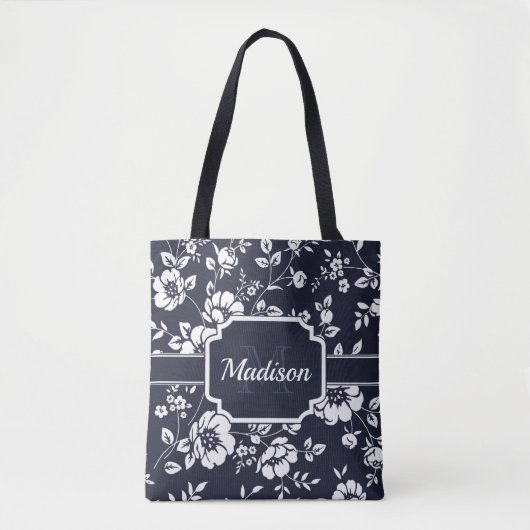Cute Floral Pattern Tote Bag (Voorkant)