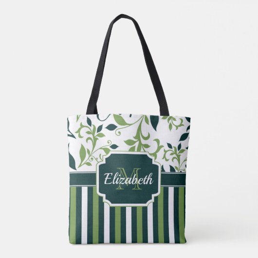 Cute Floral Pattern Tote Bag (Achterkant)