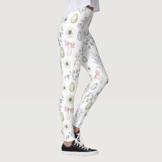 Cute Floral patterned Easter Leggings (Rechts)
