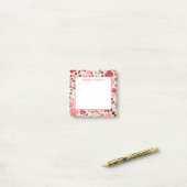 Cute Floral Post-it® Notes (Op bureau)