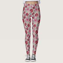Cute Floral Red & Roze Pattern