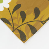 Cute floral seamless pattern on musterabstract,art fleece deken (Hoek)