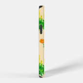 Cute floral seamless pattern with hand-drawn illus iPhone hoesje (Rechterkant)