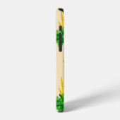 Cute floral seamless pattern with hand-drawn illus iPhone hoesje (Linkerkant)
